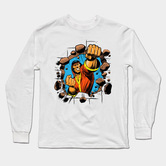 Master of kung fu Long Sleeve T-Shirt by OniSide